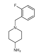 1-(2-fluorobenzyl)piperidin-4-amine(SALTDATA: 1.98HCl 0.75H2O) Structure