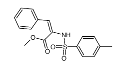 methyl trans-2-(N-(p-tolylsulfonyl)amino)cinnamate Structure