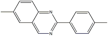 6-methyl-2-(4-methylphenyl)quinazoline Structure