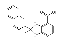 (2S)-2-methyl-2-naphthalen-2-yl-1,3-benzodioxole-4-carboxylic acid结构式