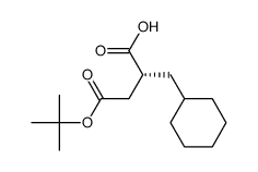 (R)-4-TERT-BUTOXY-2-(CYCLOHEXYLMETHYL)-4-OXOBUTANOIC ACID structure