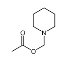 piperidin-1-ylmethyl acetate Structure