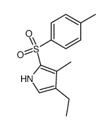 4-ethyl-3-methyl-2-(p-toluenesulfonyl)-1H-pyrrole结构式