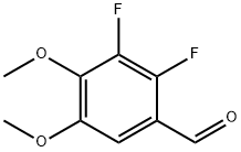 2,3-Difluoro-4,5-dimethoxybenzaldehyde Structure