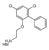 2-(3,5-dichloro-2-phenylphenoxy)ethanamine,hydrobromide Structure