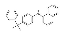 N-[4-(2-phenylpropan-2-yl)phenyl]naphthalen-1-amine Structure