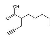 2-prop-2-ynylheptanoic acid Structure