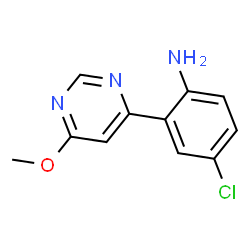 4-chloro-2-(6-methoxypyrimidin-4-yl)aniline picture