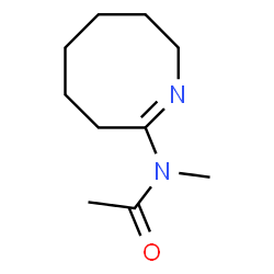 Acetamide,N-(3,4,5,6,7,8-hexahydro-2-azocinyl)-N-methyl- Structure