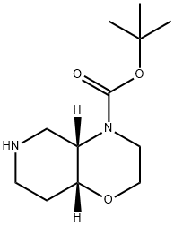 tert-butyl (4aS,8aR)-octahydro-4H-pyrido[4,3-b][1,4]oxazine-4-carboxylate Structure