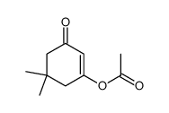 5,5-DIMETHYL-3-OXOCYCLOHEX-1-EN-1-YL ACETATE结构式