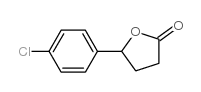 5-(4-chlorophenyl)tetrahydrofuran-2(3H)-one Structure
