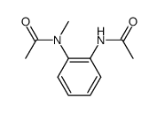 N,N'-Diacetyl-N-methyl-o-phenylenediamine Structure