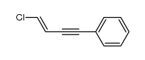 (E)-1-(4-chlorobut-3-en-1-ynyl)benzene结构式