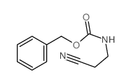 benzyl N-(2-cyanoethyl)carbamate structure