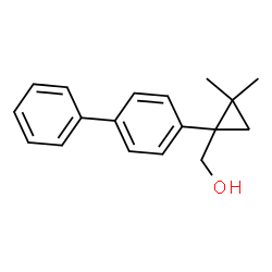 (1-([1,1'-biphenyl]-4-yl)-2,2-dimethylcyclopropyl)methanol Structure