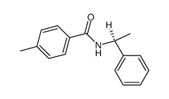 (S)-4-methyl-N-(1-phenylethyl)benzamide结构式