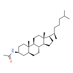 3β-Acetylamino-5α-cholestane Structure