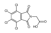 2-(4,5,6,7-tetrachloro-1,3-dioxoisoindol-2-yl)acetic acid结构式