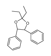 (4S,5S)-2,2-diethyl-4,5-diphenyl-1,3-dioxolane Structure