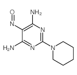 5-nitroso-2-(1-piperidyl)pyrimidine-4,6-diamine Structure