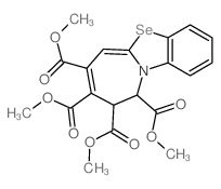 tetramethyl 9,10-dihydroazepino[2,1-b][1,3]benzoselenazole-7,8,9,10-tetracarboxylate Structure