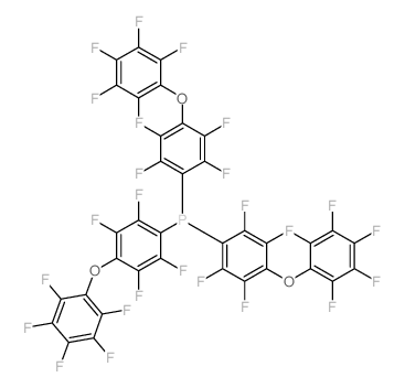 Phosphine,tris[2,3,5,6-tetrafluoro-4-(pentafluorophenoxy)phenyl]- (9CI)结构式