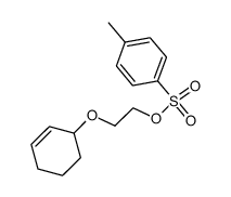 2-(cyclohex-2-enyloxy)ethyl 4-methylbenzenesulfonate结构式