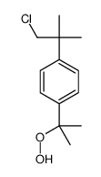 1-(1-chloro-2-methylpropan-2-yl)-4-(2-hydroperoxypropan-2-yl)benzene Structure
