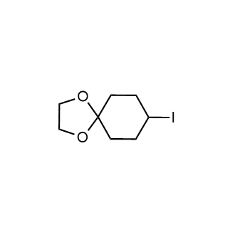 8-碘-1,4-二氧杂螺[4.5]癸烷结构式