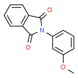 2-(3-Methoxyphenyl)-1H-isoindole-1,3(2H)-dione结构式
