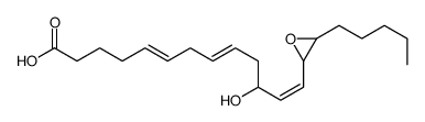 (5Z,8Z,12E)-11-hydroxy-13-(3-pentyloxiran-2-yl)trideca-5,8,12-trienoic acid structure