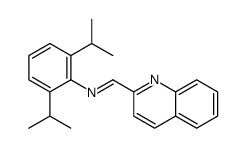 N-[2,6-di(propan-2-yl)phenyl]-1-quinolin-2-ylmethanimine Structure