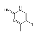 5-iodo-4-methylpyrimidin-2-amine structure