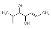 1,5-Heptadiene-3,4-diol, 2-methyl- structure