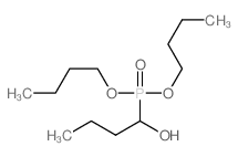 Phosphonic acid,(1-hydroxybutyl)-, dibutyl ester (8CI,9CI) Structure