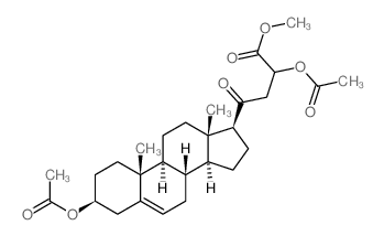 21-Norchol-5-en-24-oicacid, 3b,23-dihydroxy-20-oxo-, methyl ester, diacetate (8CI)结构式