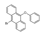 9-bromo-10-phenoxyanthracene Structure