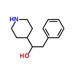 2-Phenyl-1-piperidin-4-ylethanol structure