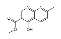 methyl 7-methyl-4-oxo-1H-1,8-naphthyridine-3-carboxylate Structure