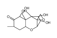 (3β,4α,7α,9β)-3,4,7,15-Tetrahydroxy-12,13-epoxytrichothecan-8-one Structure