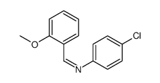 N-(4-chlorophenyl)-1-(2-methoxyphenyl)methanimine Structure