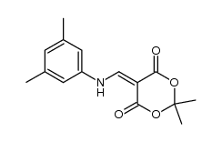 5-{[(3,5-dimethylphenyl)amino]methylene}-2,2-dimethyl-1,3-dioxane-4,6-dione Structure