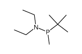 Diaethylamino-methyl-tert.-butyl-phosphin结构式
