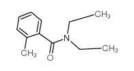 Benzamide,N,N-diethyl-2-methyl- Structure