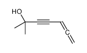 2-methylhepta-5,6-dien-3-yn-2-ol Structure