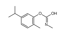 (2-methyl-5-propan-2-ylphenyl) N-methylcarbamate结构式