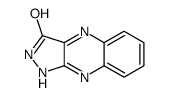 3H-Pyrazolo[3,4-b]quinoxalin-3-one,1,2-dihydro-(9CI)结构式