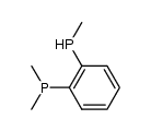 (+/-)-(2-dimethylphosphinophenyl)methylphosphine结构式