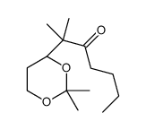2-[(4S)-2,2-dimethyl-1,3-dioxan-4-yl]-2-methylheptan-3-one Structure